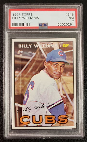 Billy Williams PSA 7 Topps 1967