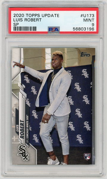 LUIS ROBERT 2020 Topps Update SP Suit Variation Rc #U173 PSA 9