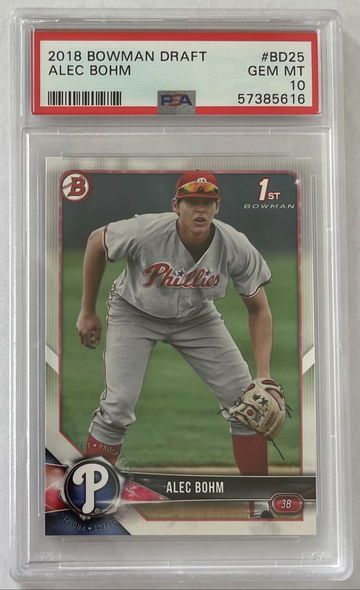 2018 Bowman Draft Alec Bohm PSA 10