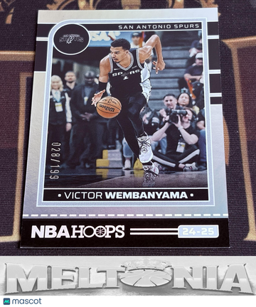 2024-25 Hoops Victor Wembanyama #165 Silver SN