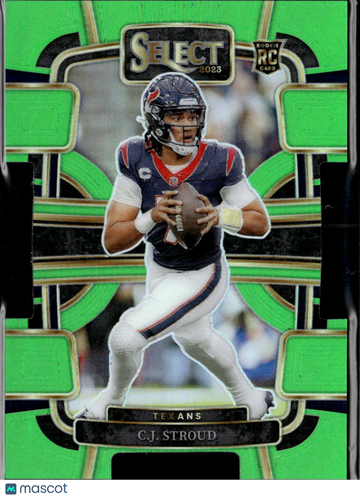 C.J. Stroud 2024 Panini Select Prizm RC Green /590 Houston Texans