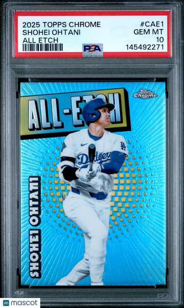 2025 Topps Chrome All Etch Shohei Ohtani #CAE1 PSA 10