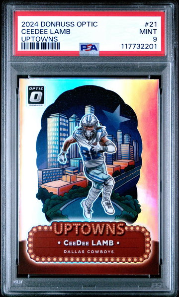 2024 Donruss Optic Uptowns Ceedee Lamb #21 PSA 9