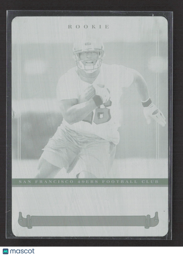 2007 Donruss Classics Football Delanie Walker #178 Black Printing Plate /1