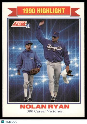 1991 Score Nolan Ryan #417