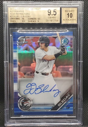 2019 Bowman JJ Bleday Auto Blue 