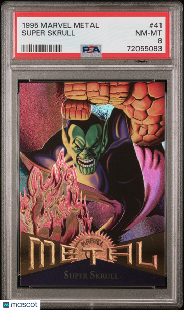 1995 Marvel Metal Super Skrull #41 PSA 8