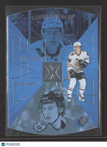 2024 Upper Deck Extended Series SPx Holoview Connor Bedard #SPX-33 Blue