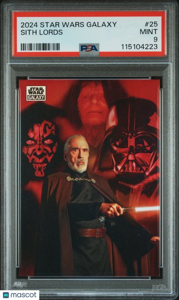 2024 Topps Chrome Star Wars Galaxy Sith Lords #25 PSA 9