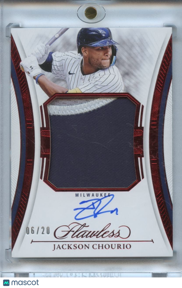 2025 Jackson Chourio Patch Panini Authentic