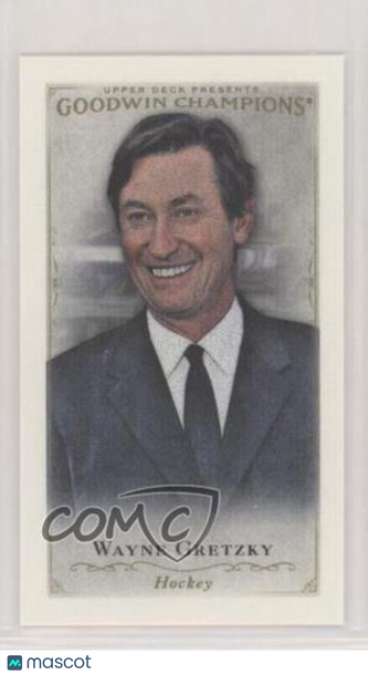2016 Upper Deck Goodwin Champions Wayne Gretzky #52 Canvas Minis Blank Back Parallel/Variety Base Set