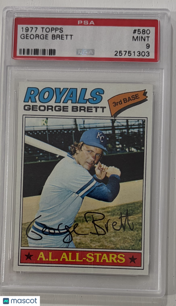 1977 Topps George Brett #580 PSA 9
