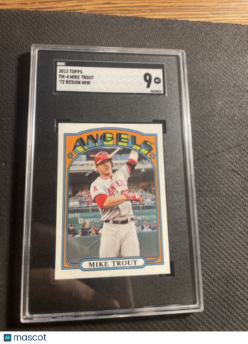1972 2013 Topps Mini Mike Trout