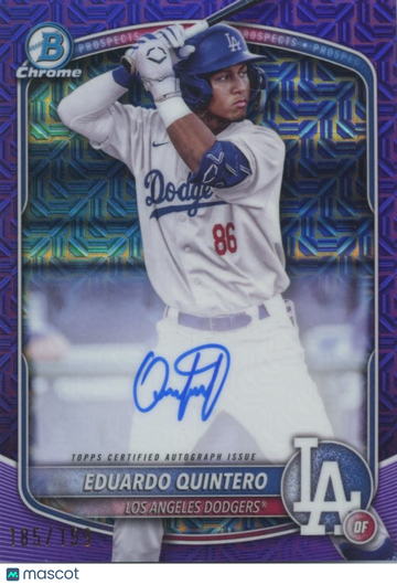 2025 Bowman Chrome Eduardo Quintero Chrome Bowman