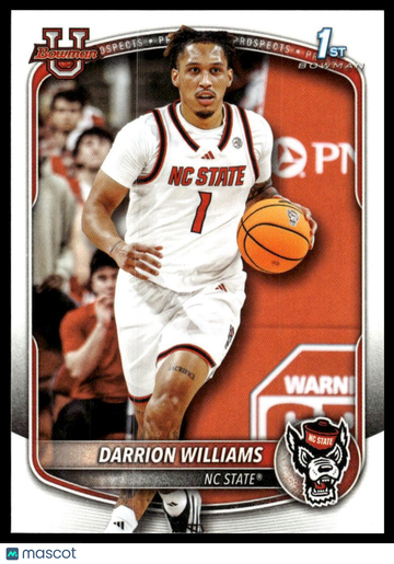 2025-26 Bowman Darrion Williams #BPP-36 Prospects