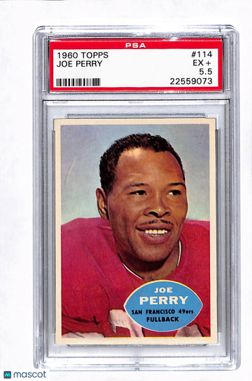 1960 Topps Joe Perry #114 PSA 5.5