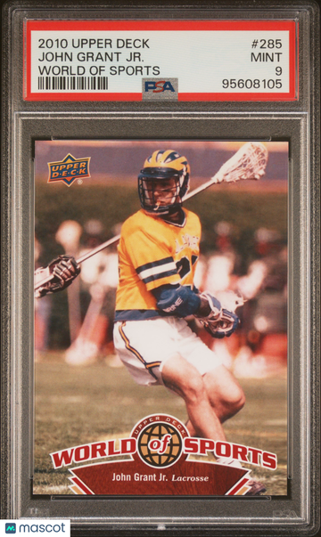 2010 Upper Deck World Of Sports John Grant JR. #285 World Of Sports PSA 9