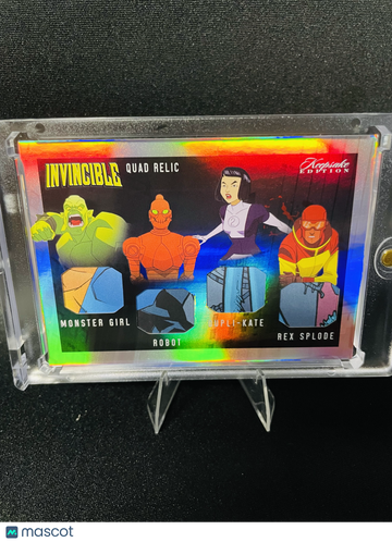 2025 INVINCIBLE Robot Monster Girl Rex Splode Dupli-Kate Quad Relic #539