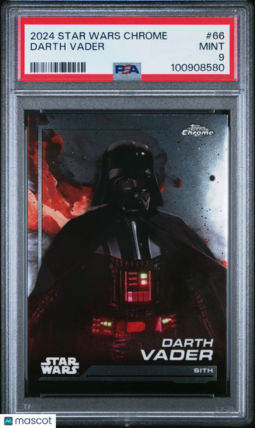 2024 Topps Chrome Star Wars Darth Vader #66 PSA 9