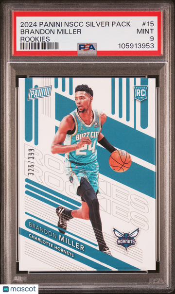 2024 NSCC Rookies Brandon Miller #15 Rookie PSA 9