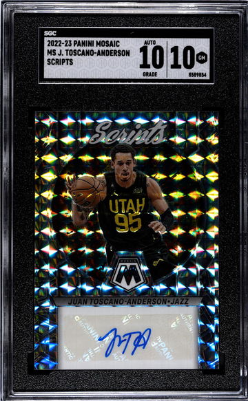 2022-23 Panini Mosaic Scripts Juan Toscano-Anderson #MS-JTA SGC 10 Auto 10