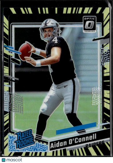 Aidan O'Connell 2023 Panini Donruss Optic Prizm /69 Las Vegas Raiders
