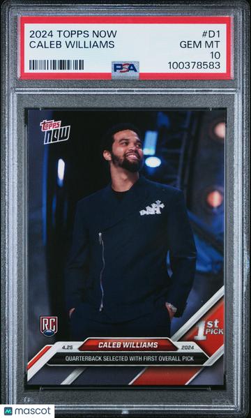 2024 Topps Now Caleb Williams #D1 PSA 10