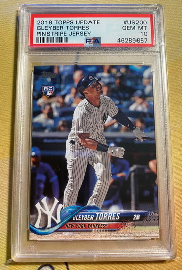 Gleyber Torres Topps PSA 10 Rookie