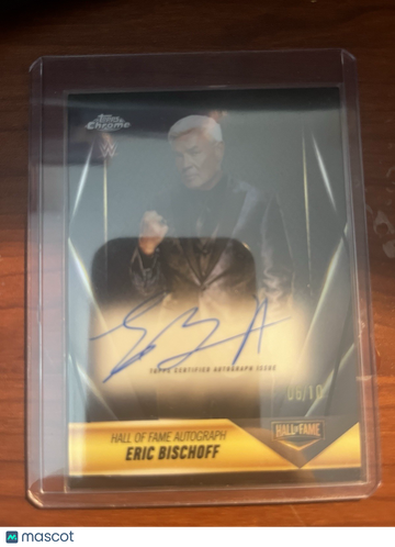 2025 Topps Chrome WWE Eric Bischoff #HOF-KE Chrome Parallel/Variety Insert Topps