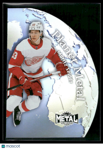 2021-22 SkyBox Metal Universe Moritz Seider #PM-16 Planet Metal