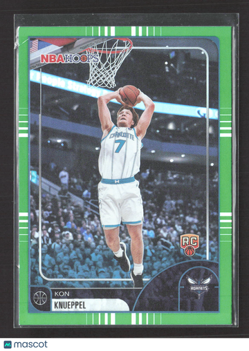 2026 Topps NBA Hoops Kon Knueppel #67 Green RC