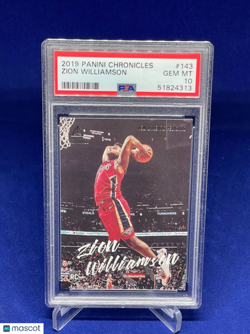 2019 Panini Chronicles Zion Williamson #143 PSA 10
