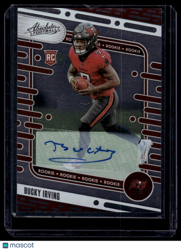 2024 Panini Absolute Bucky Irving #186 Signature Rookies AU