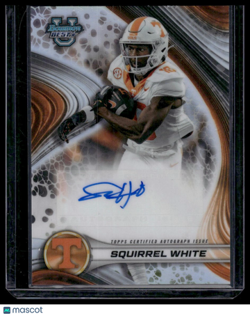 2024 Bowman University Best Squirrel White #BOA-SW Best of 2024 Autographs AU