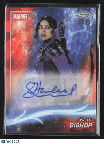 2025 Topps Marvel Studios Chrome Hailee Steinfeld 23/25 Topps Certified Autograph Issue #AA-HS
