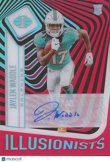 2021 Panini Illusions Jaylen Waddle Rookie Panini Authentic