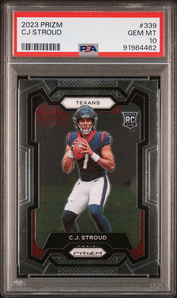 2023 PANINI CJ STROUD PRIZM #339 PSA 10