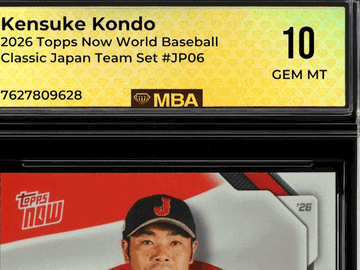 2026 Topps Now World Baseball Classic Kensuke Kondo #JP06 Japan Team Set MBA 10