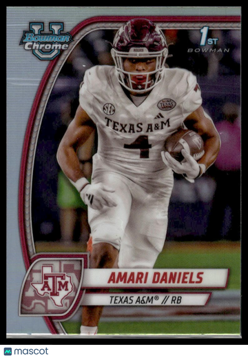 2024 Bowman University Chrome Amari Daniels #11 Refractor