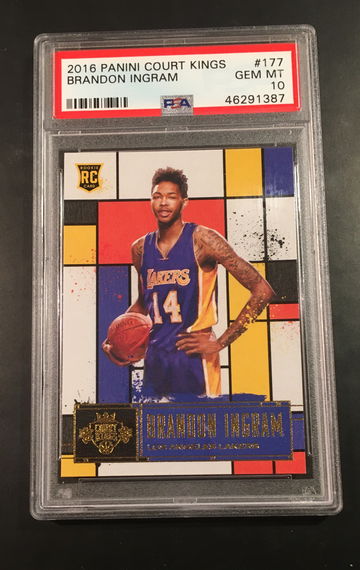 2016-17 Panini Court Kings Brandon Ingram Level 4 Rookie PSA 10 (Pop 6)