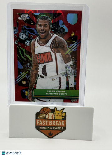 2026 Topps Chrome Cosmic Jalen Green #33 Red /5