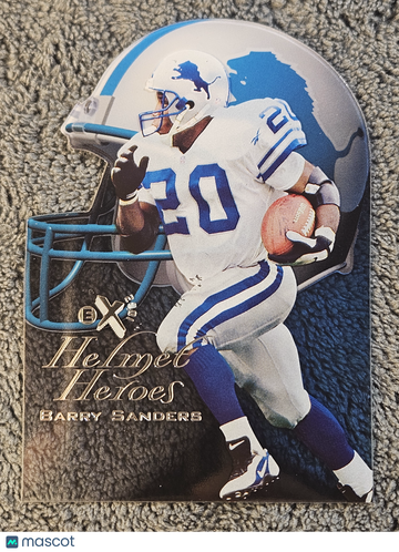 1998 SkyBox E-X2001 Helmet Heroes Barry Sanders #2