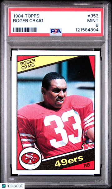 1984 Topps Roger Craig #353 PSA 9