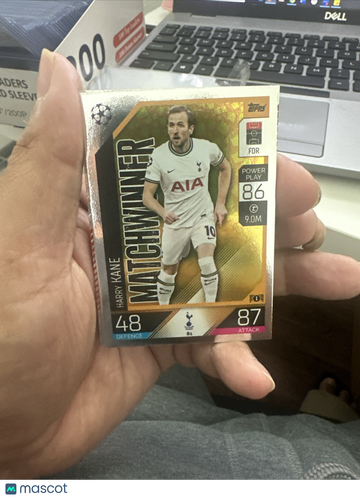 2022 Topps Match Attax UEFA Champions League & UEFA Europa League Harry Kane #81