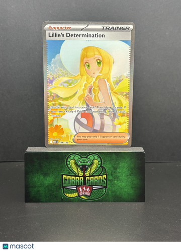 2025 Scarlet & Violet Mega Evolution Lillie's Determination Holo Secret Rare FA SAR #184/132