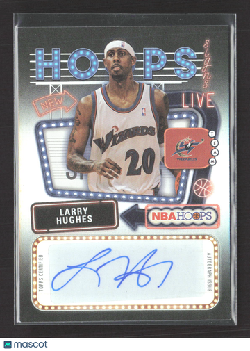 2026 Topps Hoops Basketball Hoops Signs Larry Hughes #HS-LHU