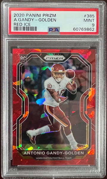 2020 Panini Prizm Antonio Gandy Golden Red Ice PSA 9