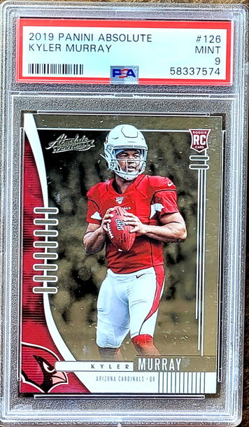 2019 KYLER MURRAY Panini Absolute PSA 9 RC Rookie Card #126 Arizona Cardinals