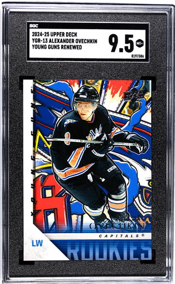 2024 Upper Deck #YGR-13 Alexander Ovechkin Young Guns Renewed SGC 9.5