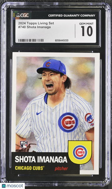 2024 Topps Living Set Shota Imanaga #740 CGC 10